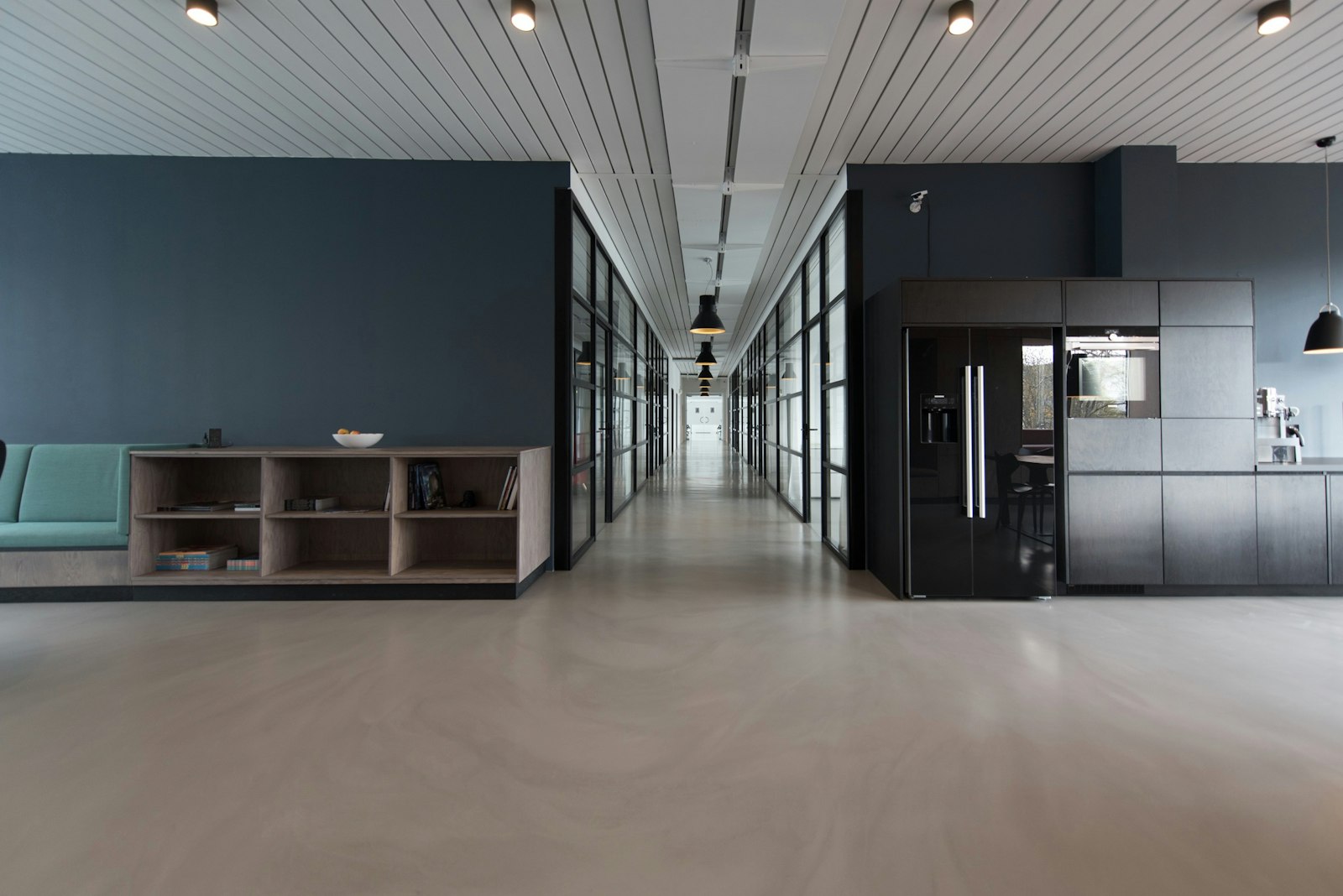 Glass office for a focused conversation